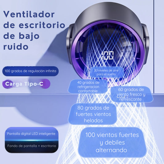 Ventilador portatil 360º