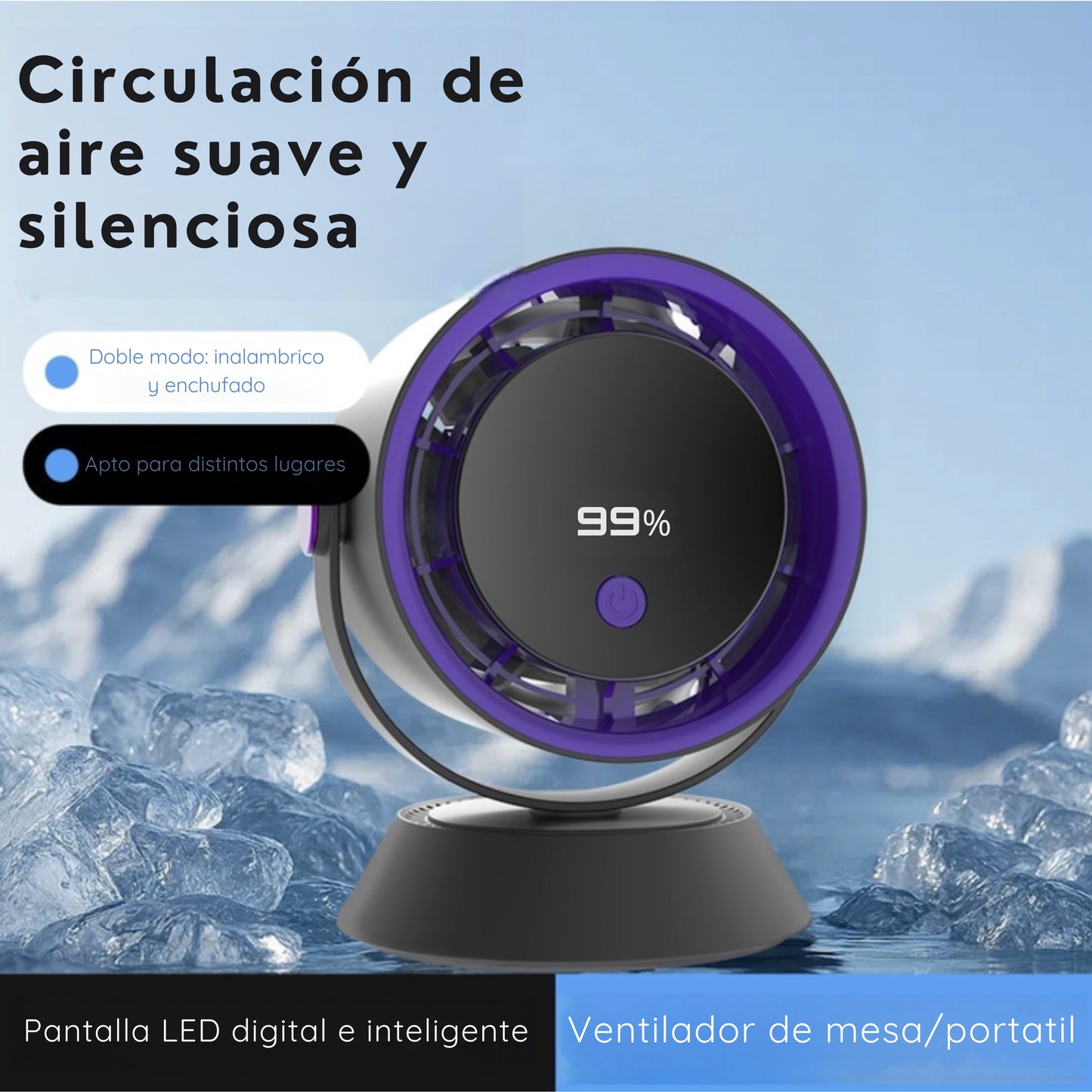 Ventilador portatil 360º