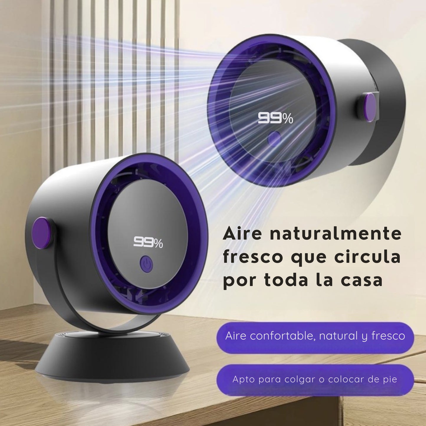 Ventilador portatil 360º